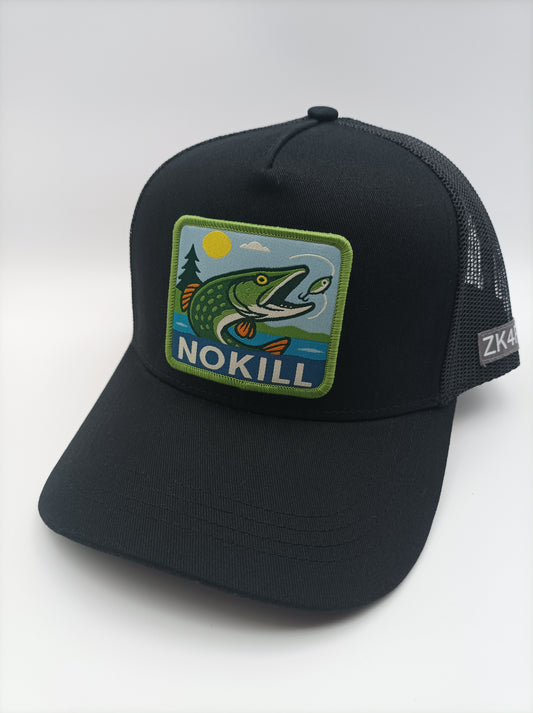 STARTER Pack NO KILL - Casquette ZK4P noire + badge NO KILL