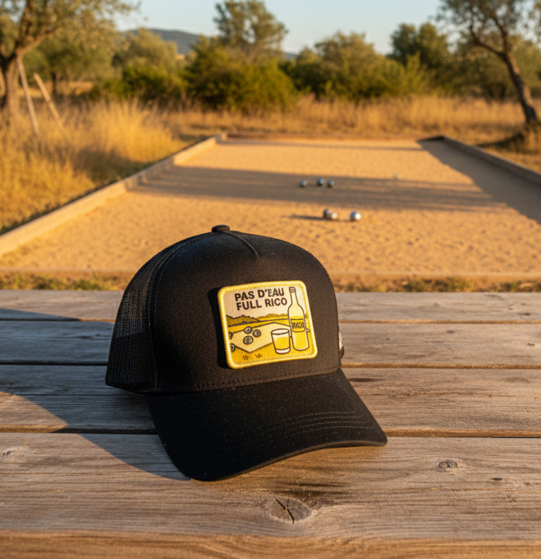 #02 - Casquette ZK4P noire + badge Full RICO